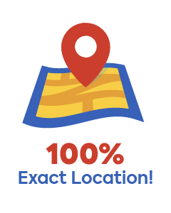 100 percent exact locations